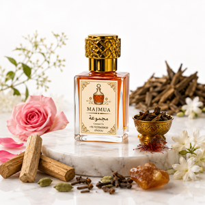 ALOURA OILS Aceite Majmua Attar 100% Puro Destilado al Vapor, Aromaterapia Herbal Amaderada, Natural Orgánico de India, Sándalo de Larga Duración - Product Image 3