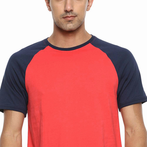 T-shirt de baseball raglan pour homme de qualité supérieure, broderie personnalisée, impression à l'écran, coupe classique, manches courtes, t-shirt uni - Product Image 5