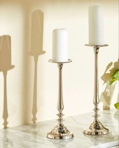 Golden Aluminium <b>Candlestick</b> <b>Holder</b> Handmade Customized Metal Candle <b>Holder</b> For Home & Event Decoration Christmas Candle <b>Holders</b> - Product Image 3