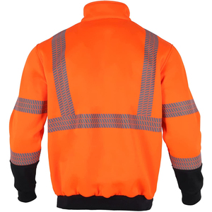 Professional Wholesale Customized Premium Quality <b>Winter</b> Zipper <b>Waterproof</b> Reflective High Visibility Safety <b>Jacket</b> for - Product Image 6