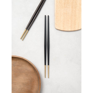 Black Gold Titanium Palillos Premium Utensilios Premium - Product Image 1