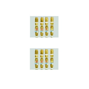 Débitmètre d'eau à section variable série FMC Nitto Kohki, modèle FMC-25-1F, en laiton, précision +/-1%, 0,6-6 L/min, raccord fileté - Product Image 4
