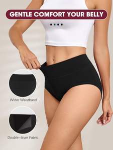 Ropa Interior Menstrual para Mujer con Tecnología de Absorción de Humedad, Flujo Transpirable, Algodón Suave Elástico, Cobertura Estable en la Cintura, OEM ODM - Product Image 5