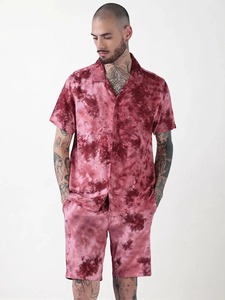 Wholesale Beach Swim <b>Set</b> Men High Quality Best Selling Reasonable Price Beach Shirt Shorts Custom Men's Shorts <b>Set</b> - Product Image 1