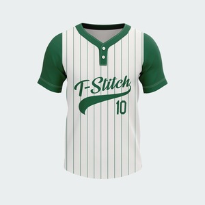 Uniforme Deportivo Moderno, Corte Elegante, Transpirable, 100% Poliéster, Ropa Deportiva, Camiseta de Béisbol de Manga Corta Estampada - Product Image 4