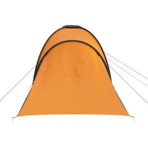 Tente de camping grise et orange pour 6 personnes - Product Image 5