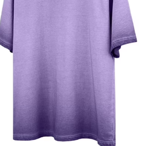 T-shirt Oversize Long Uni 100% Coton Streetwear Personnalisable avec Logo Avant Manches Courtes 220g Vierge OEM - Product Image 5