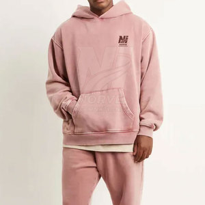 Durable Men Acid Wash Hoodies Featuring Cotton Blended Construction For Long Lasting Comfort Everyday Outdoor Lifestyle Clothing - Product Image 3