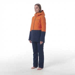Conjunto de Traje de Esquí con Capucha para Mujer, Impermeable, Cortavientos, Transpirable, Chaqueta y Pantalones de Invierno para Actividades al Aire Libre - Product Image 3