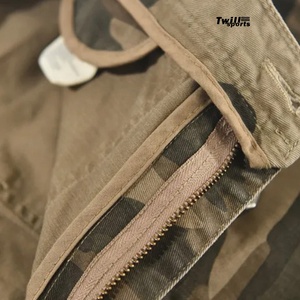 Pantalones Cortos Cargo de Mezclilla para Hombre, Estilo Deportivo, 100% Algodón, Ecológicos, Transpirables, Estilo Urbano Otoñal - Product Image 6