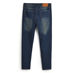 Jeans droits en denim délavé avec logo personnalisé de haute qualité, style streetwear pour hommes - Prix de gros, dernier design, saisons automne-hiver - Product Image 5