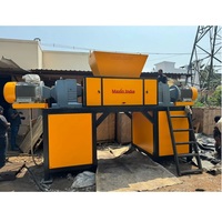 Broyeur semi-automatique de plastique pour sacs Jumbo, déchiqueteuse industrielle pour applications industrielles, machines de broyage de plastique