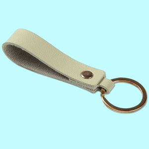 Vintage Genuine <b>Leather</b> Custom Fashion <b>Leather</b> Keychain Business Gift Metal Pendant <b>Key</b> <b>Chain</b> for Men Simple KeyChains - Product Image 5