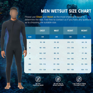Customized Design Chest Zip Diving Suit Full Body Neoprene <b>Wetsuit</b> for Men 5mm Surfing Wet Suits Warm Full Body Swim Suits - Product Image 6
