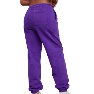 Pantalones Deportivos Casuales Ligeros para Mujer, Logotipo Personalizado Impreso, Nuevo Diseño, Cintura Media, Lisos en Morado 2026 - Product Image 6
