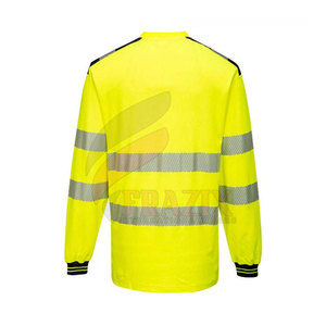 Chemise de travail robuste à manches longues, tissu résistant, respirant, vêtements de travail de chantier, design fonctionnel - Product Image 2