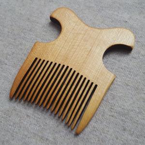 Peine de Barba de Madera Personalizado, Peine de Dientes Anchos Antiestático, Herramienta de Peinado Hecha a Mano para Hombres y Mujeres - Product Image 4