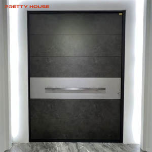 ナイジェリア入り口ステンレス鋼黒シングルグリルスイングセキュリティドアデザイン - Product Image 2