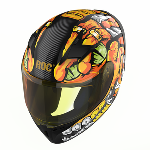 Casco de Motocicleta Integral ROC HELMET R01 Moderno de Alta Calidad, Fabricante Vietnamita OEM, Visera, ABS Avanzado, Certificado ECE/DOT - Product Image 5