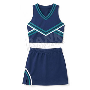 Fabricant d'uniformes de cheerleading crop top, design personnalisé, vêtements de sport sublimés pour équipes de performance - Product Image 2