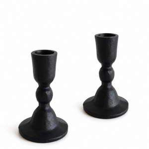 Matt <b>Black</b> Iron <b>Candlestick</b> <b>Holder</b> Set Durable Home Event Party Decoration Metal Candle <b>Holders</b> Handmade Bulk - Product Image 1