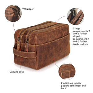 Sac de voyage personnalisable en gros pour maquillage, grande capacité, trousse de toilette portable pour hommes, en vente à prix raisonnable - Product Image 5