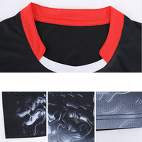 Vêtements de sport pour hommes, femmes et adultes, maillots de tennis, badminton, football, maillots de gym, manches courtes, évacuation de l'humidité, 100% polyester