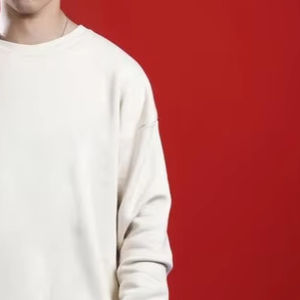 เสื้อสเวตเตอร์คอกลมแขนยาวผ้าฝ้าย100% สำหรับผู้หญิงเสื้อมีฮู้ดโอเวอร์ไซส์แบบลำลองสำหรับผู้หญิงใช้ได้ทั้งชายและหญิงรุ่นพื้นฐาน - Product Image 6