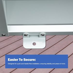 Accessoires pour pergola à lames orientables d'extérieur : Écrans de pergola haut de gamme pour les lames et les couvercles de ventilation - Product Image 6