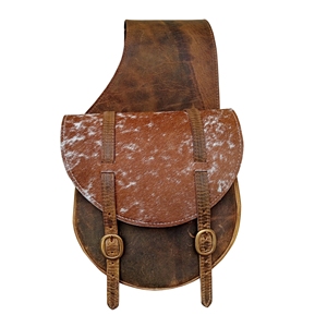 Bolsa de Sillín de Cuero Genuino Tamaño Universal para Caballo, Piel de Vacuno con Solapa, Estilo Western, para Equitación y Senderismo, Envío Gratuito a EE. UU. - Product Image 5