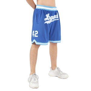Pantalones Cortos de Baloncesto con Logotipo Personalizado para Hombre, Pantalones Deportivos de Malla Transpirables de Secado Rápido, Pantalones Cortos de Entrenamiento Atlético, Uniforme de Equipo, Suministro al por Mayor OEM - Product Image 2