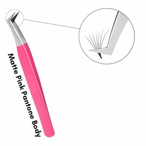 แหนบต่อขนตาขายส่งสำหรับช่างต่อขนตาและร้านเสริมสวย - Product Image 2