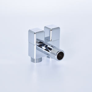 <span class=keywords><strong>Robinet</strong></span> moderne 1 entrée 2 sorties en laiton et cuivre massif avec arrêt automatique, double sortie universelle pour cuisine, extérieur, hôtel et salle de bain - Product Image 3