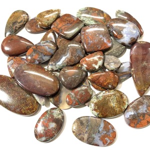 Pierres cabochons ovales en agate rouge naturelle de haute qualité, pierres précieuses en vrac, certificat IGI, fabrication de bijoux - Product Image 3