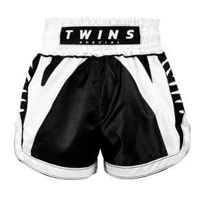 New Custom Design Satin Durable Quick Dry Breathable Embroidery Martial Arts Training & Fighting Twins Muay Thai Boxing Shorts - Product Image 1