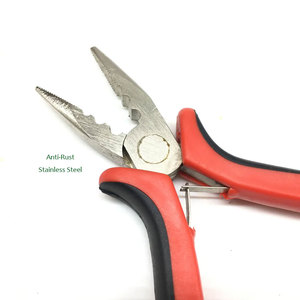Mini alicates profesionales de 3 orificios para extensiones de cabello con micro anillos, herramienta aplicadora de precisión para cápsulas de cabello con pinzas de extensión - Product Image 5