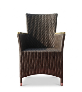 <b>garden</b> furniture / outdoor furniture / indoor furniture dining <b>chair</b> wicker with teak arm - Product Image 4