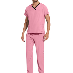 Uniformes Médicos Profesionales para Hombre, Ropa de Hospital, Logotipo Personalizado y Color Sólido, Calidad Premium - Product Image 1