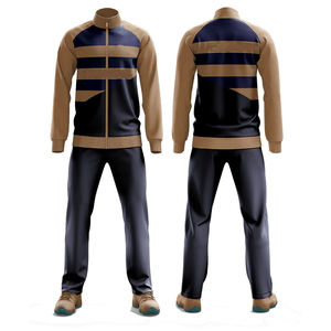 Chándal Sublimado de Color Sólido para Hombre, Manga Larga con Cremallera, Estilo Deportivo, Ropa de Otoño, Chándales Sublimados de Moda Urbana - Product Image 5