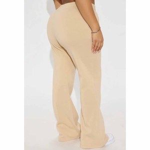 Pantalones Deportivos de Corte Regular de Alta Calidad Personalizados para Mujer, Nuevo Diseño, Pantalones Anchos, Ecológicos, Transpirables, Sólidos, Casuales, con Cintura Elástica - Product Image 3