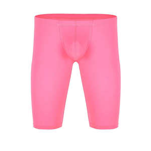 Men's Casual Fitness Base <b>Layer</b> Compression Shorts Leggings Front Logo Quick Dry Sports Tight Stretch Solid High Quality - Product Image 1