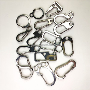 Mosquetón de Acero Inoxidable Resistente a la Corrosión, con Liberación Rápida, Acabado Pulido, Logotipo Personalizado, Clip EDC, Gancho de Seguridad, Llavero - Product Image 6