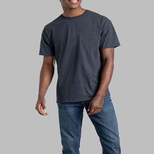Camisetas de Hombre de Primera Calidad, Tallas Grandes, Estilo Urbano, Algodón Transpirable de Secado Rápido, Cuello Redondo, Corte Holgado - Product Image 1