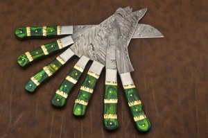 Wholesale High Quality Stainless Steel Kitchen <b>Knife</b> <b>Sets</b> for Chef / Handmade Damascus Steel Chef <b>Knives</b> <b>Set</b> - Product Image 2