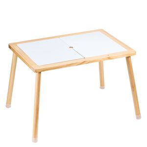 Tavolo sensoriale in legno a due lati per bambini tavolo da attività antiscivolo piedi per interni/esterni disegno regalo per studio - Product Image 1
