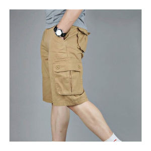 Pantalones Cortos Cargo para Hombre, Ajustados, con Múltiples Bolsillos, de Secado Rápido, Transpirables, con Cintura Elástica, Venta al Por Mayor, OEM - Product Image 4