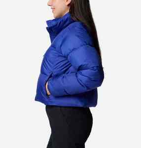 Chaqueta acolchada para mujer, talla regular, tela ligera, con aislamiento, cierre frontal con cremallera, prenda exterior elegante para uso diario en invierno - Product Image 4