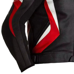 Chaquetas de Motocicleta de Cuero Genuino de Alta Calidad, Transpirables e Impermeables, de Manga Larga, Precio Razonable, para Todas las Temporadas - Product Image 4