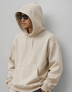 เสื้อฮู้ดดี้ผ้าคอตตอนพรีเมียม 280 GSM ทรงปกติ ผลิตจากผ้าโพลีคอตตอน ดีไซน์เรียบง่ายทันสมัยสไตล์สตรีทแวร์ - Product Image 2