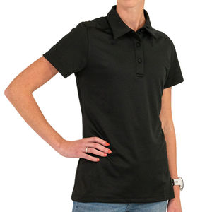 Camiseta Deportiva de Secado Rápido Personalizada 100% Poliéster para Mujer, Manga Corta, Cuello Camisero, Tops de Golf, Camisetas Polo de Poliéster de Manga Corta - Product Image 4